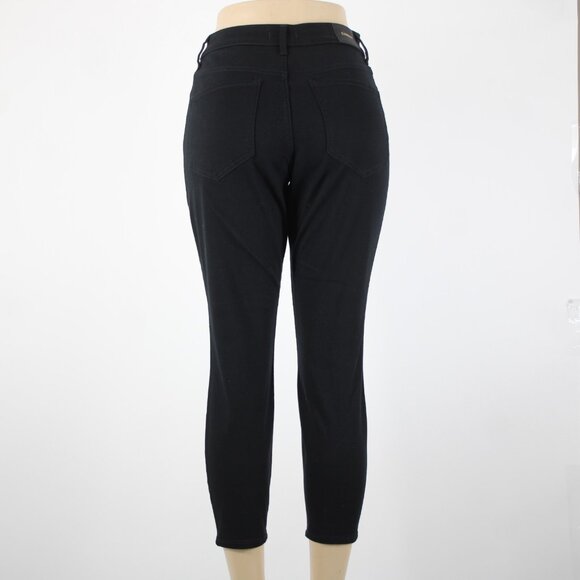 Express $80 Sz 2S x 25 Black Denim Skinny High Rise Cotton Polyester Jeans - Picture 7 of 16